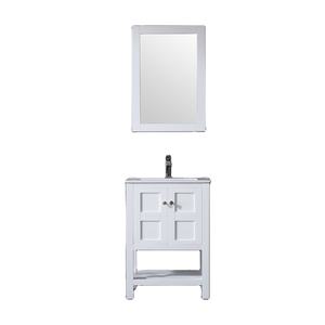 ตู้ห้องน้ำไม้จริงเคลือบเงาและไม้อัดทรงสี่เหลี่ยมทันสมัย พร้อมกระจกติดกรอบและอ่างเซรามิก ผลิตในเวียดนาม - Product Image 1