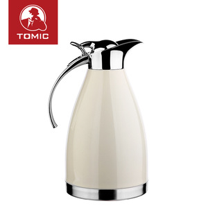 Jarra de agua aislada de acero inoxidable TOMIC de 1.5L, termo para café para uso doméstico - Product Image 5