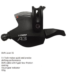Kit de Transmisión para Bicicleta de Montaña A3 de 24 Velocidades, <span class=keywords><strong>3x8</strong></span> Velocidades, <span class=keywords><strong>Desviador</strong></span> <span class=keywords><strong>Delantero</strong></span> y Trasero - Product Image 3