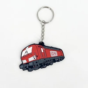 Custom Soft PVC Keychain Double Sided Rubber <b>Key</b> <b>Ring</b> Private Label Promotional Gift - Product Image 2
