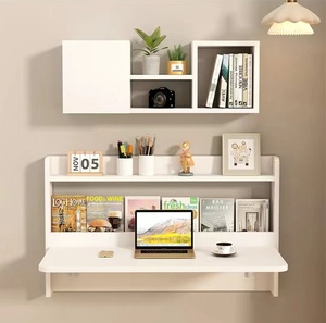 Escritorio suspendido plegable para el hogar moderno, escritorio de escritura para estudiantes, mesa de ordenador portátil, venta directa de fábrica - Product Image 4