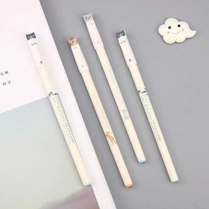 Stylo neutre à pointe fine 0,38 mm motif <span class=keywords><strong>chat</strong></span> <span class=keywords><strong>mignon</strong></span>, stylo créatif à motif cœur de fille de <span class=keywords><strong>dessin</strong></span> animé, stylo pour étudiant - Product Image 2