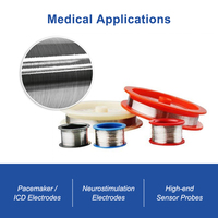 Alambre de Platino Iridio ASTM F90 para Bobinas de Electrodos de Marcapasos y Desfibriladores Externos (ICD)
