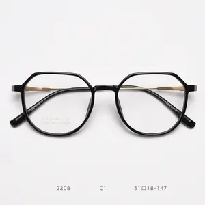 Optische Linsen Damen Luxus rahmen Brille Lesebrille Herren Hochwertige künstlerische Designer Dünne leichte Titan brillen