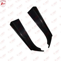 Z-ART 2013-2019 F30 séparateur arrière en carbone pour BMW F30 coin de diffuseur arrière en Fiber de carbone pour BMW série 3 F30