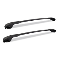 Porte-bagages universel pour toit de voiture Tiguan 2018-2021 avec support amovible noir et revêtement, accessoires extérieurs