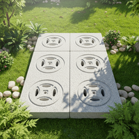 Dalle de granit blanc martelé sculpté pour couvercle de canalisation et planche de drainage, idéale pour les projets modernes de villas, écoles et hôpitaux