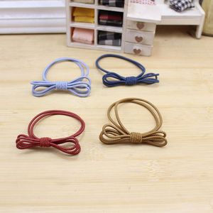 Lazos para el cabello de tela con diseño de lazo, alta elasticidad, uso diario, accesorio para el cabello - Product Image 1