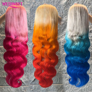 Perruque en dentelle complète HD à ondulation naturelle, cheveux humains vierges indiens bruts, vente en gros, <span class=keywords><strong>pas</strong></span> <span class=keywords><strong>cher</strong></span>, cheveux humains naturels, perruques à dentelle frontale 13x4 à vendre - Product Image 1