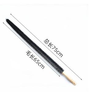 Cepillo de limpieza de 75 cm de longitud total, 65 cm de longitud de mango, cerdas de nailon, mango largo, herramienta de limpieza doméstica para uso en el hogar - Product Image 1