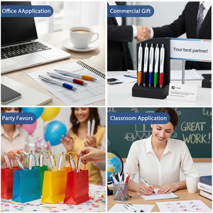 Stylo bille publicitaire personnalisé avec logo, en plastique 1,00 mm - Product Image 4