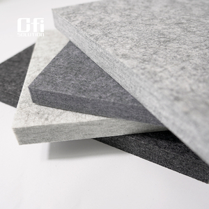 Super feuerfeste Geräusch unterdrückung Polyester faser PET-Filz Akustik platte Schallschutz platten - Product Image 5