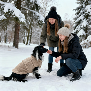 Abrigo de Invierno de Lujo para Perros, Impermeable, para Todas las Estaciones, para Perros Pequeños como <span class=keywords><strong>Basset</strong></span> <span class=keywords><strong>Hound</strong></span>, Viena, Dachshund Hamburger, de Algodón y Poliéster a Cuadros - Product Image 6