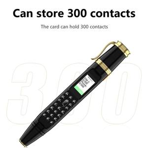 Téléphone portable BM111 de style stylo, double SIM en veille, voix magique, composeur Bluetooth, caméra arrière, radio FM, petit ventilateur, bouton téléphone portable 2G - Product Image 3