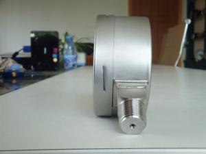 เกจวัดแรงดัน 4 นิ้ว 100 มม. SS316 5000 ปอนด์ต่อตารางนิ้ว โครงสร้างสแตนเลสทั้งหมด - Product Image 3