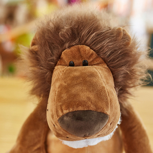 Hecho en china venta al por mayor super suave tela de fibra de regalo de león animales de peluche para el bebé y los niños - Product Image 4