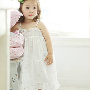 Robes de soirée courtes blanches pour filles de 1 an, OEM - Product Image 1