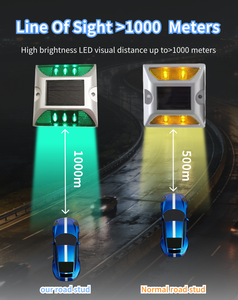 ऑस्ट्रलिया क्रांतिकारी उत्पाद लाइन चमत्कार एल्यूमीनियम सौर रोड स्टड मार्कर रोशनी को फुटपाथ के लिए चिंतनशील मंडप - Product Image 4