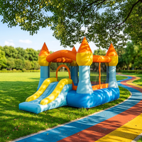 Château gonflable classique pour deux enfants, utilisation domestique