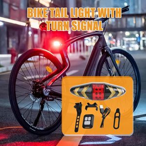 Lampe de sécurité intelligente pour vélo, télécommande sans fil, LED ultra-lumineuse, balise d'avertissement rechargeable pour vélo de montagne et de course - Product Image 5