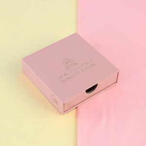 Luxury Eco-Friendly Custom logo Drawer Paper Cardboard Box <b>Earring</b> Necklace Jewelry <b>Boxes</b> - Product Image 1