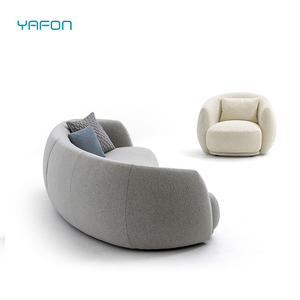 Custom Velvet Furniture Cashmere Modern Lounge <b>Suite</b> Modular Set Cashew Couch Cashew - Product Image 1