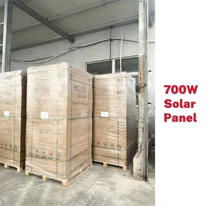 프로젝트 디자인 태양 전지 모듈 700W 이안면 690Wp 태양 전지 패널 키트 전체 호텔 완료
