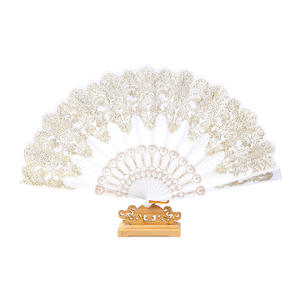 2025 all'ingrosso stile spagnolo ventaglio pieghevole palmare oro polvere di plastica <span class=keywords><strong>moneta</strong></span> per matrimoni feste e danza arte artigianato & regalo - Product Image 1