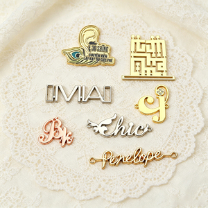 custom metal name tag embossed logo metal <b>label</b> engraved logo metal plate for luggage bag <b>suitcase</b> furniture - Product Image 2