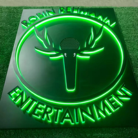 Vente flash : lettres LED publicitaires 3D personnalisées - PVC imperméable, durable, design simple et moderne, éclairage rétroéclairé pour extérieur/intérieur, pour la décoration