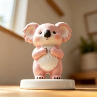 Sculpture de koala BZY de taille personnalisable, adaptée à la décoration intérieure et extérieure, statue en résine transparente.