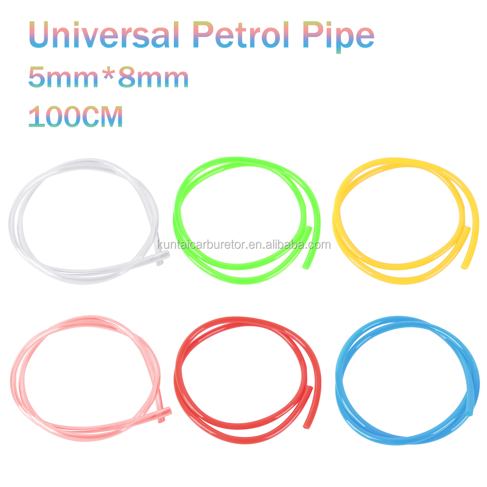 Цветной топливный шланг, 1 м, топливная трубка, бензиновая трубка, резиновая трубка для мотоцикла, внедорожника, велосипеда, вездехода, акция, низкая цена