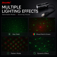 Nouveau Mini Projecteur LED Laser Ciel Étoilé pour Toit de Voiture, Contrôle Vocal, en Aluminium, USB, Décoration Auto et Maison, Lumière Nocturne