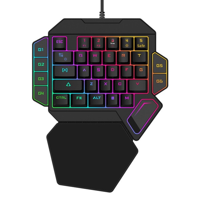 USB Wired K50 Single-Machine Mechanical Keyboard RGB Backlit Waterproof Wrist Support Mechanical Axis Gaming