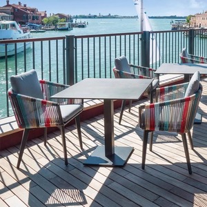 Ensemble <span class=keywords><strong>de</strong></span> canapés <span class=keywords><strong>en</strong></span> aluminium tressé par les fabricants, design minimaliste, mobilier <span class=keywords><strong>de</strong></span> salle à manger d'extérieur, ensemble <span class=keywords><strong>de</strong></span> canapés <span class=keywords><strong>de</strong></span> jardin - Product Image 2