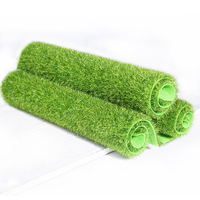 Micro-paysage intérieur/extérieur, plantes artificielles, verdure, gazon artificiel, tapis de décoration pour balcon, matière plastique