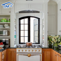 Ventanas y Puertas Francesas Arqueadas de Aluminio para Viviendas