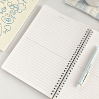 Cahier de notes à spirale B5 imprimé personnalisé pour collège mignon
