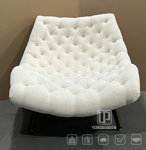 Sillón de Salón de Terciopelo de Alta Calidad, Simple y Cómodo, Estilo Nórdico Moderno y Lujoso - Product Image 3