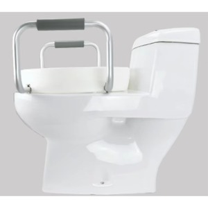 2 Inch Toilet Seat Riser Elongated Raised Toilet Seat for Assistance Bending or Sitting TCA05 - Product Image 1