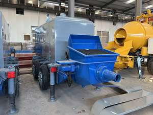 مضخات خرسانة ديزل مركبة على مقطورة آلة ضخ خرسانة ثابتة للبيع - Product Image 6