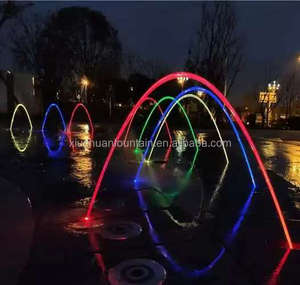 Fontaine d'eau <span class=keywords><strong>en</strong></span> verre pour parc extérieur, fontaine à jet d'eau colorée, fontaine à flux laminaire spécial, fontaine à lumière ondulante, directement de l'usine - Product Image 3