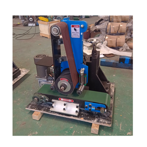 Piccola Mini cintura di sabbia da tavolo in acciaio inossidabile metallo lamiera di alluminio sbavatura lucidatura lucidatrice lucidatrice - Product Image 5