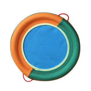 Classico semplice da allenamento all'aperto, giocattolo per cani, Multi-colore, panno di lino, Frisby, serie, freccette di tela, interattive per cani - Product Image 2