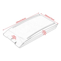 Extension de panneau de tableau de bord inférieur en plastique ABS noir/chromé pour Harley Softail Heritage Custom Standard Fat Boy 2000-2017