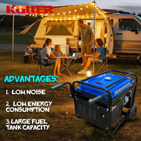 2kW 3kW 5kW 8kW 4-Takt Luftgekühlter Benzinmotor Offener Generator 460CC Hubraum Elektrostart 25L Kraftstofftank