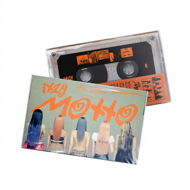 ITZY [Motto] CASSETTE TAPE Ver. Official Kpop Korea Album CD for All Ages