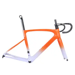 Factory supplier Good carbon fiber Full Hidden Cable Routing ultralight road carbon frame carbon road frame bicycle