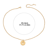 Collar de Acero Inoxidable con Colgante Islámico Árabe Musulmán con la Frase 'Nunca te Desalme de la Esperanza', Joyería de Moda, Regalos al por Mayor para Eid y Ramadán