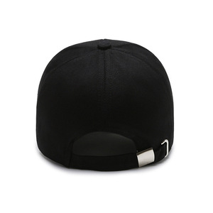 Unisex Baseball Cap Black Twill Sun Protection Hat For Spring Summer Outdoor Use - Product Image 2